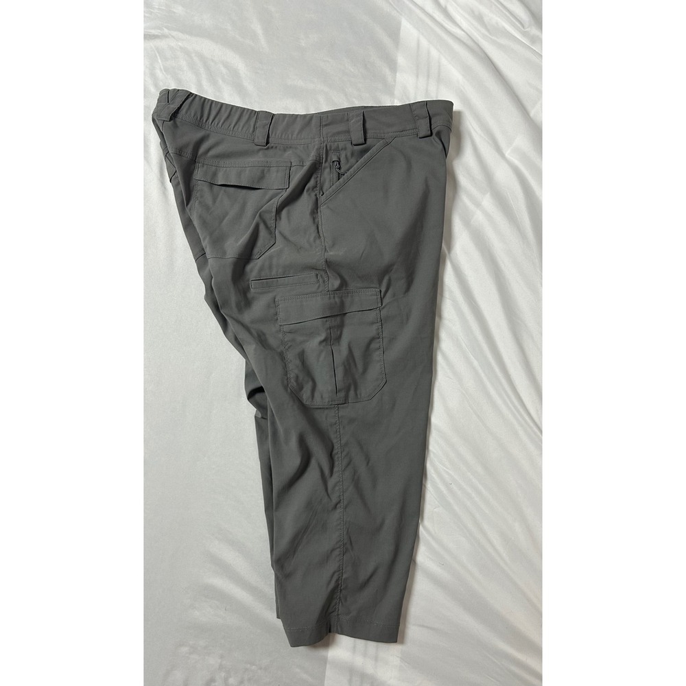 Duluth Trading Co Womens 16 Gray Dry on the Fly Cargo Crop Pants Hiking Outdoor - Picture 8 of 16